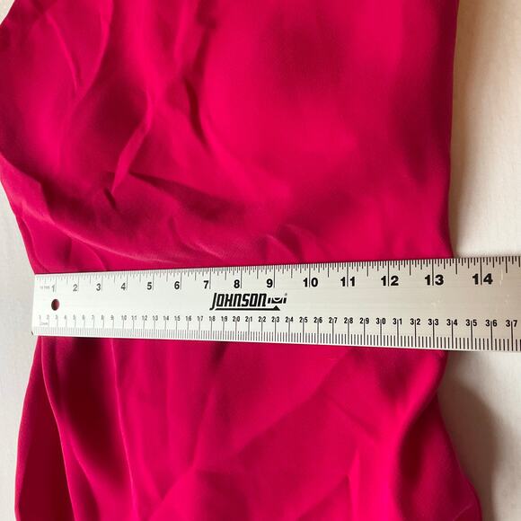 Calvin Klein Women Cocktail Dress size 2 Maxi Sleeveless Padded Chest Slim Pink - Picture 4 of 10